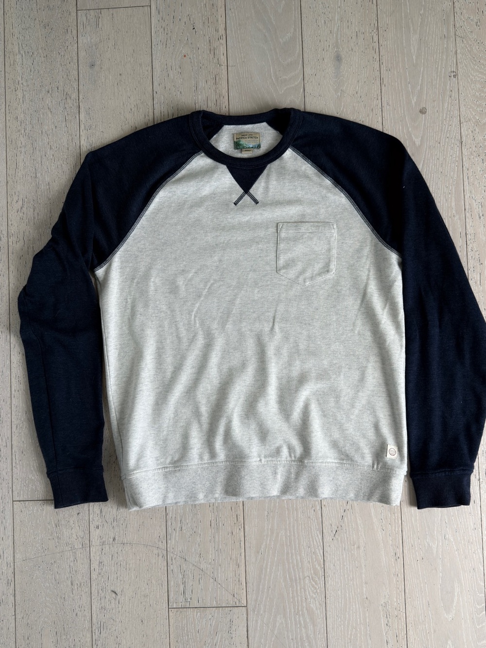 Marine Layer Men's Two-Tone Raglan Sweatshirt